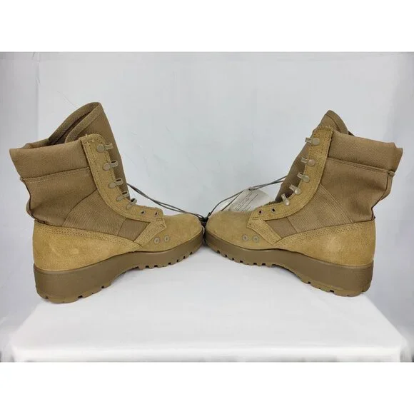 Vibram Military Hot Weather Coyote Combat Boots Mens Size 10 R Regular 798 Brown - Picture 11 of 12